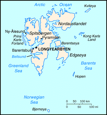 svalbard carte